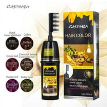 Gowinsee Chestnut brown Hair Dye Shampoo Natural Herbal Hair Dye permanent For Women & Men, Fast Acting and Long Lasting(3 in 1)