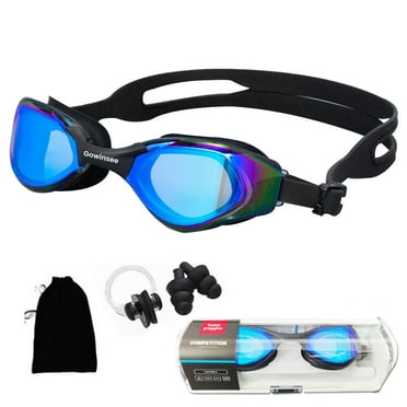 Gowinsee Swim Goggles, Comfortable Polarized Anti-Fog Swimming Goggles for Adult