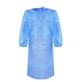 thumbnail image 1 of Gown Blue Disposable 45gsm Medical Non-Woven Protective Clothing 50 Ct, 1 of 4
