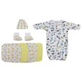 thumbnail image 1 of Gown, Cap Booties and Washcloths - 7 Pc Set, 1 of 2