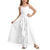 thumbnail image 1 of Gowns and Evening Dresses A Line Flowy Chiffon Maxi Dress for Junior Bridesmaid Prom Dresses, 1 of 6