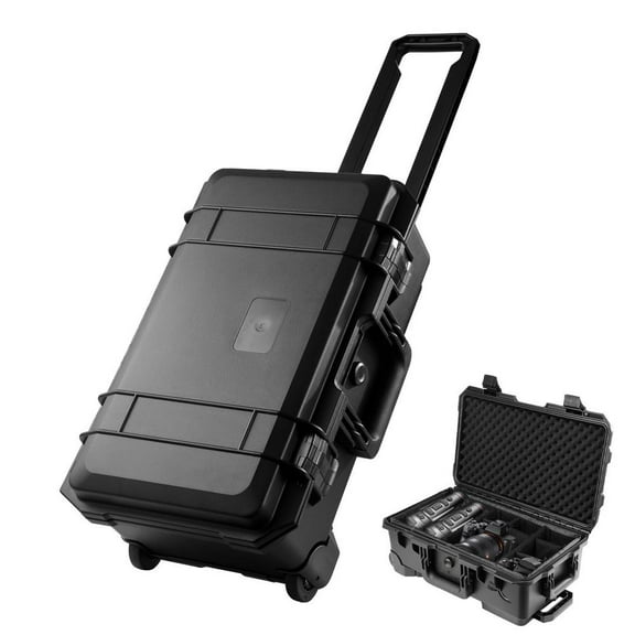 Goxfaca Camera Equipment Case Luggage Case Carrying Wheeled Suitcase Waterproof Photo Studio Equipment Trolley Case Hard Rolling Camera Case for Umbrella Tripod Light very well