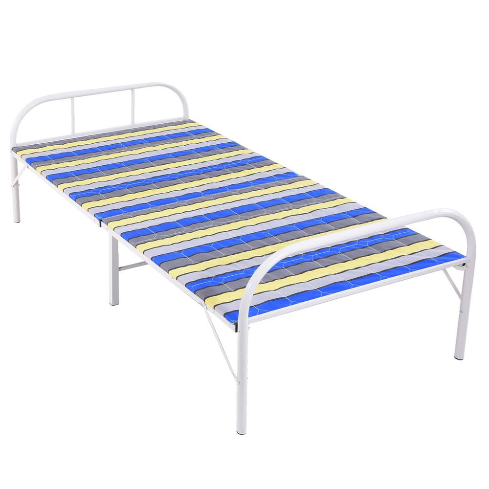 Goxfaca Folded Bed 74.8x31.5inch Foldable Portable Guest Bed Roll Away Adult Bed Guest Bed Folding Bed with Mattress for Adults convenient