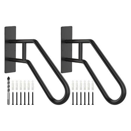 Goxfaca Grab Bars Stairs Handrails U-Shaped Safety Grab Bar for Stairs Garage Hand Railing Non-Slip Garden Safety Grab Bar for Porch Patio Garage Garden skilful