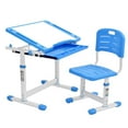 Goxfaca Kids Study Desk With Chair Adjustable Student Writing Desk With