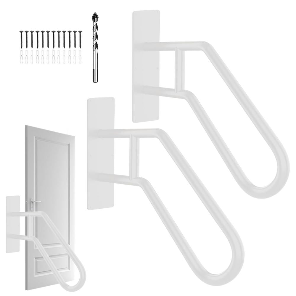 Goxfaca Wall Mount Handrail for Stairs Metal UShaped Outdoor Wall