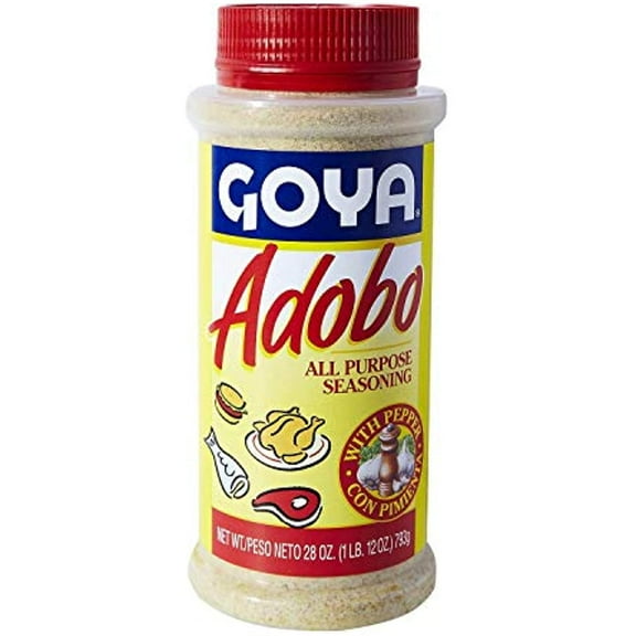 Goya Adobo All Purpose Seasoning with Pepper Extra Large 28 oz Shakeable Canister