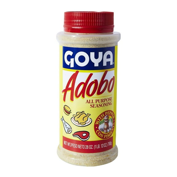 Goya Adobo All Purpose Seasoning with Pepper Extra Large 28 oz Shakeable Canister E22