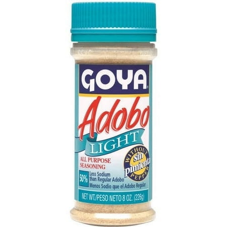 Goya Adobo Light All Purpose Seasoning Without Pepper, 8 oz