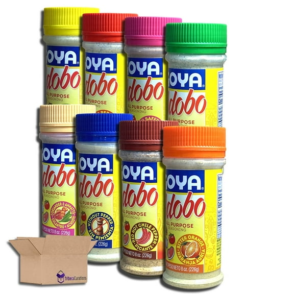 Goya Adobo Seasoning Ultimate Variety Pack | 8 Flavors Including With & Without Pepper, Bitter Orange, Lemon & Pepper, With Saffron, Coriander & Annat