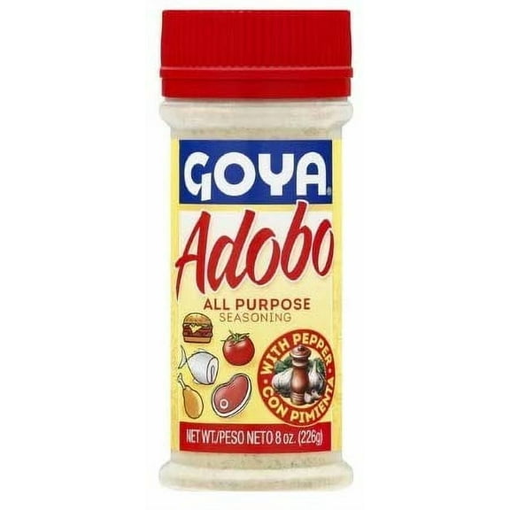 Goya Adobo Seasoning With Hot Pepper 8Oz All Purpose Seasoning (2 Units)