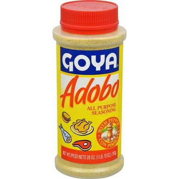 Goya Adobo Seasoning with Pepper - 28 oz. jar, 12 per case