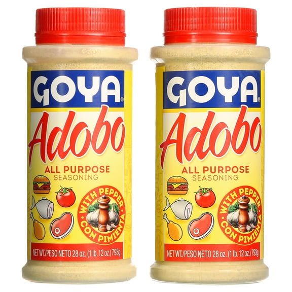 Goya Adobo with Pepper All Purpose Seasoning, 28 OZ Large (Pack of 2)