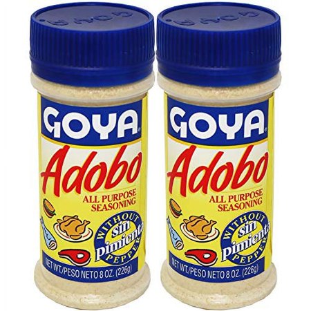 Goya Adobo without Pepper 8.0 OZ(Pack of 2)