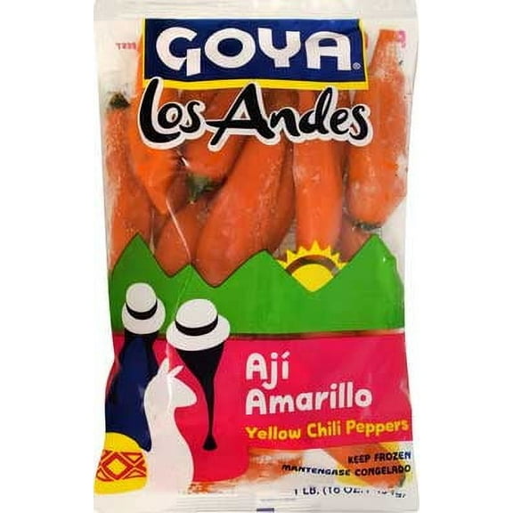 Goya Aji Amarillo Yellow Chili Peppers, 16 Ounce -- 12 per case.