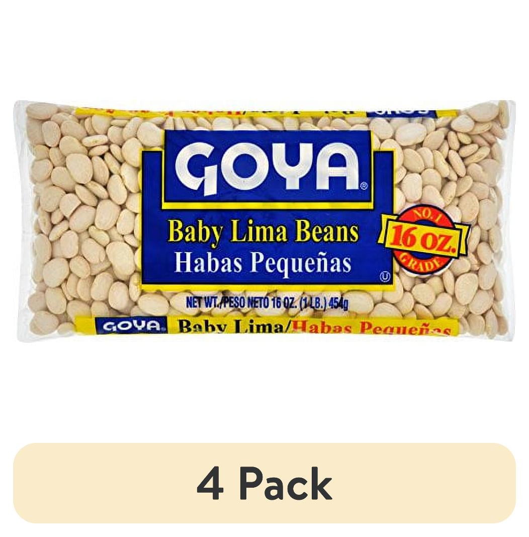 (4 pack) Goya Baby Lima Beans, Dry, 1 lb. (16 oz.)