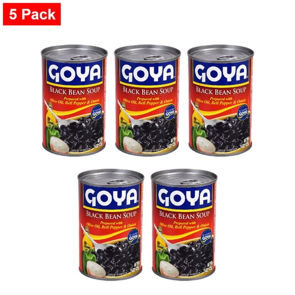 Goya Black Bean Soup 15 oz - 5 Pack