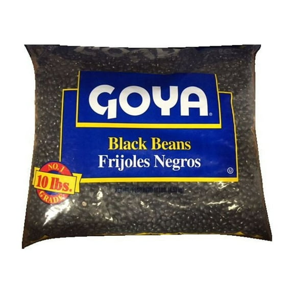 Goya Black Beans, 10 lb., Bag