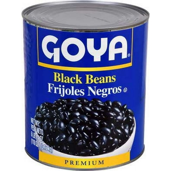 Goya Black Beans - 110 oz. can, 6 cans per case