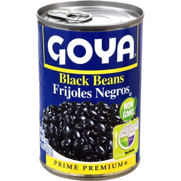 (4 pack) Goya Black Beans, 15.5 oz