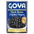 Goya High Iron and Protein Black Beans, Excellent Source of Fiber, Good for Heart, 15.5 oz
