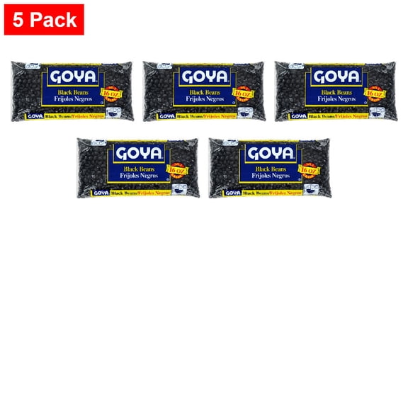 Goya Black Beans 16 oz - 5 Pack