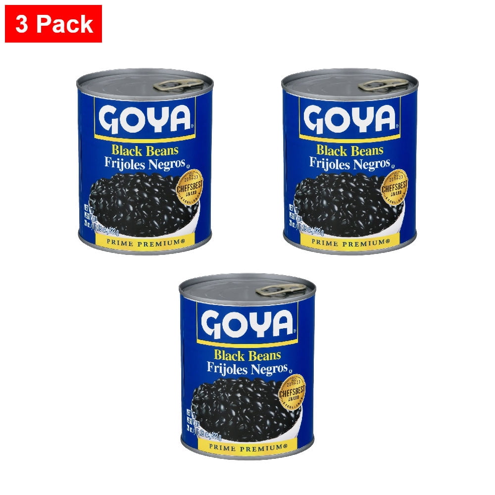 Goya Black Beans 29 oz - 3 Pack
