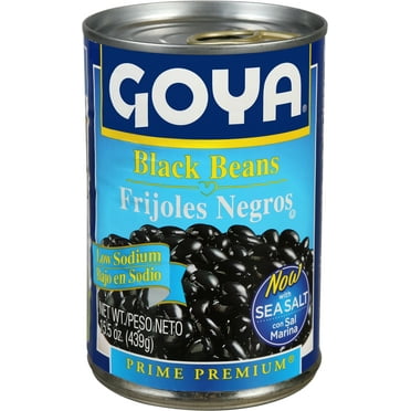 Goya Black Beans, Low Sodium, 15.5 Oz