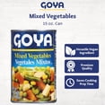 thumbnail image 1 of Goya Canned Mixed Vegetables Fresh, Ready-to-Use Blend with Carrots, Peas, Corn, and More, Perfect for Soups, Sides, and Recipes, 6-Pack (14.9 oz Cans), 1 of 5