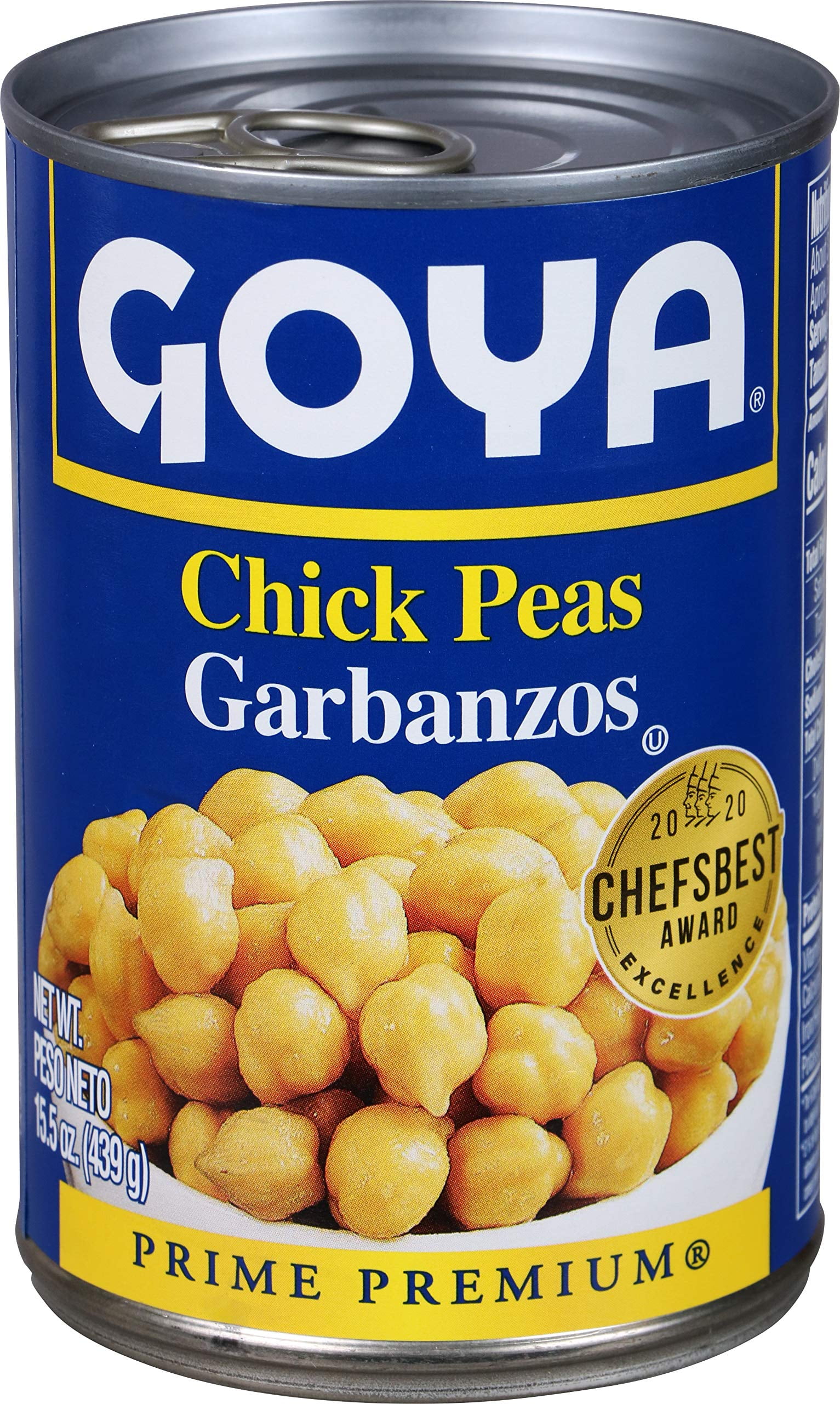 Goya Chick Peas, Garbanzo Beans, 15.5 Ounce Packaging May Vary - Pack of 3