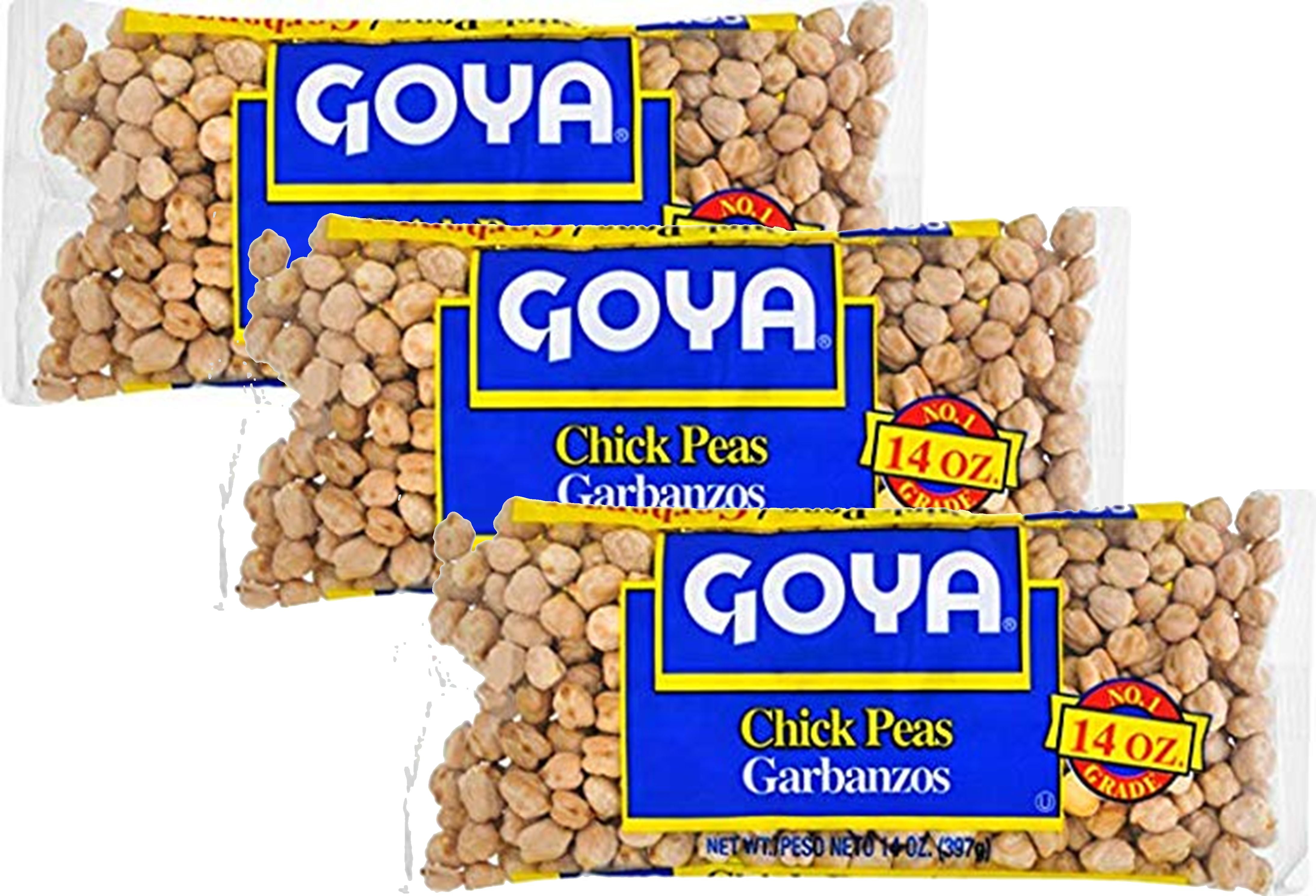 Goya Chick Peas Garbanzos 14 oz (Pack of 3) - Walmart.com 