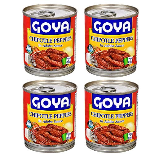 Goya Chipotle Peppers in Adobo Sauce 7 oz. (Pack of 4)
