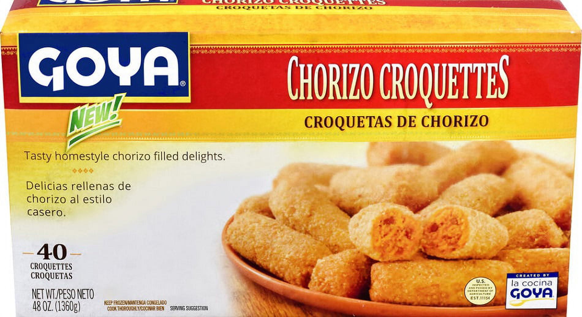 Goya Chorizo Croquettes 40 Ct, 48 oz