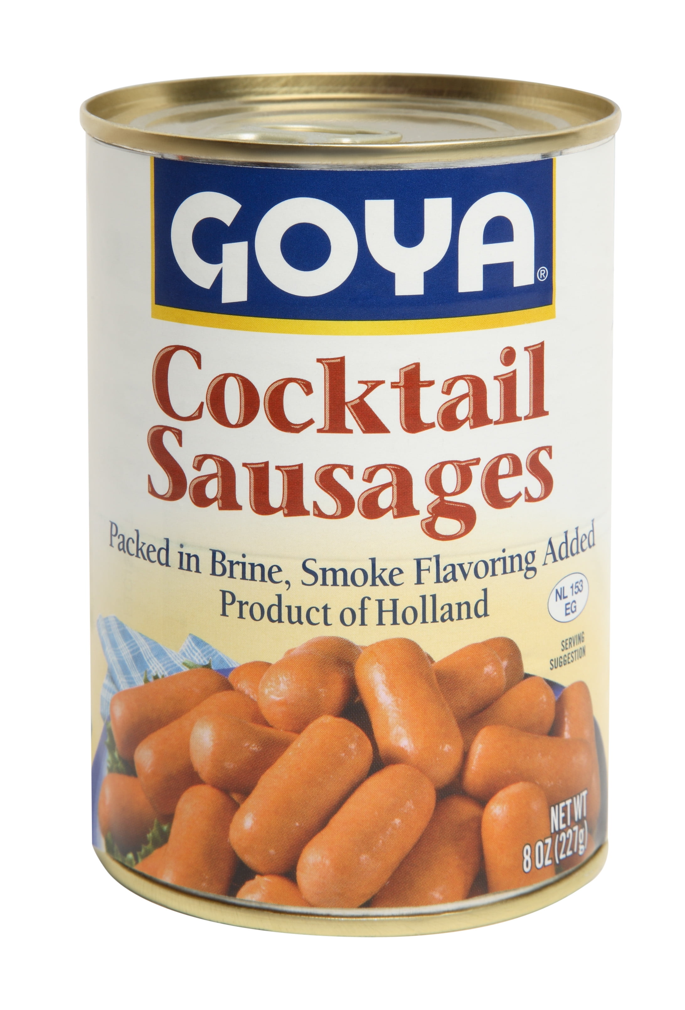 Goya Ready-to-Eat Cocktail Sausages, 8 Oz - Canned Mini Sausages
