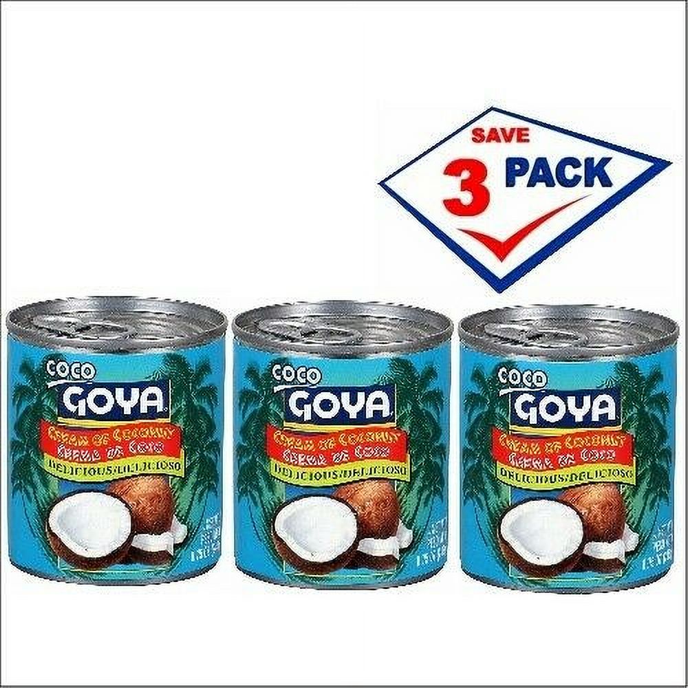 Goya Coco Cream of Coconut 8.75 Oz (Pack of 3)