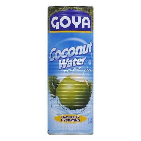 Goya Coconut Water with Pulp, 17.6 OZ (Pack of 24)