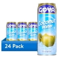 thumbnail image 1 of (24 pack) GOYA Coconut Water with Pulp, 17.6 fl oz Can, Tropical Beverage, 1 of 10