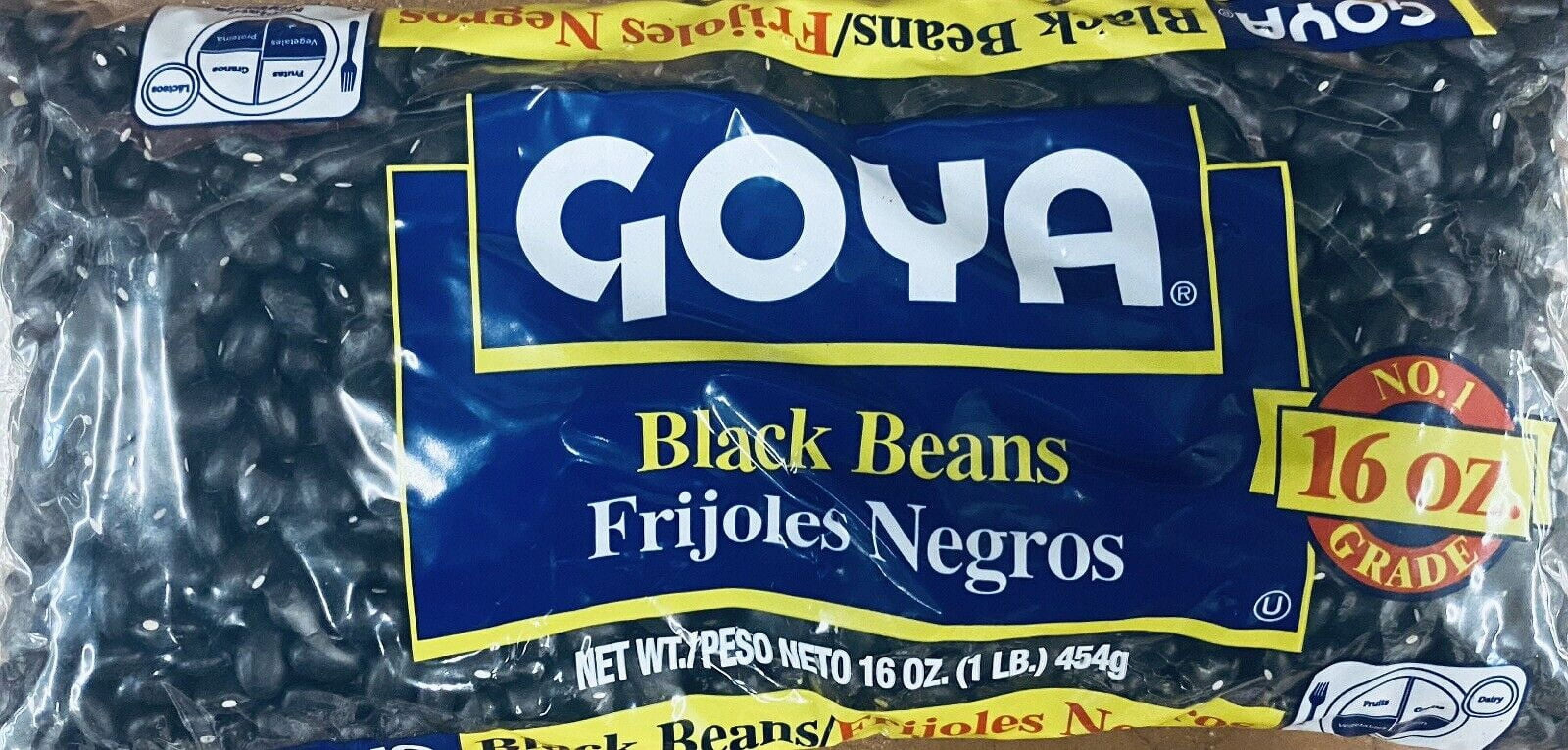 Goya Dry BLACK BEANS 16 oz Bag No 1 Grade