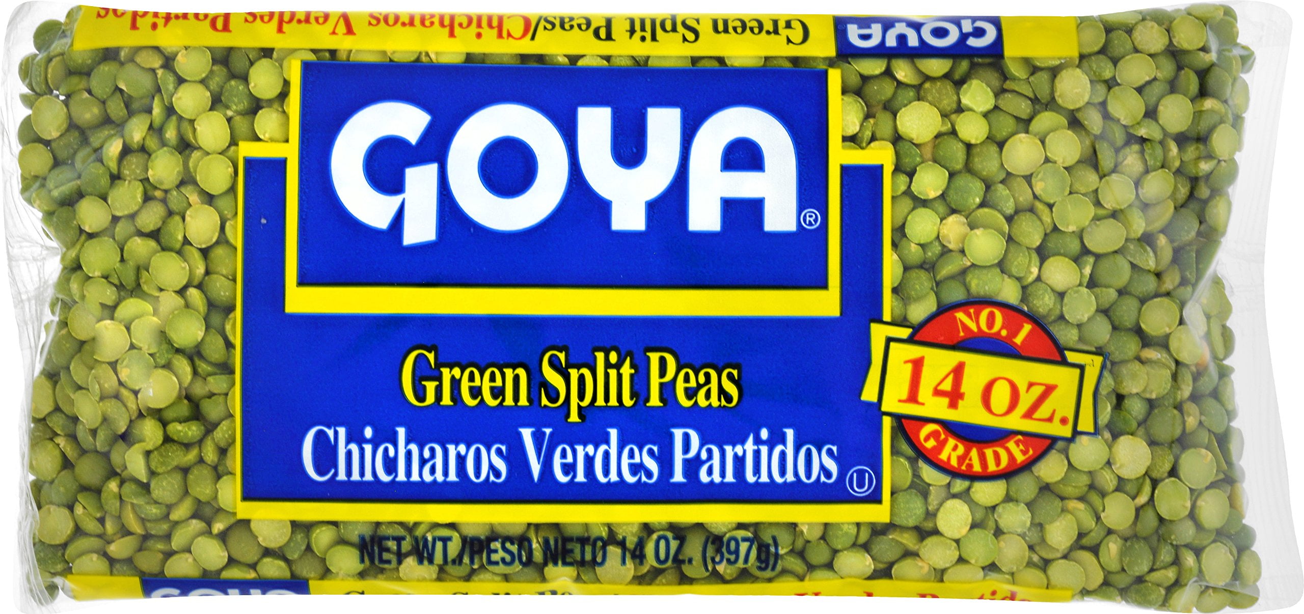 Goya Dry Green Split Peas, 14 Oz
