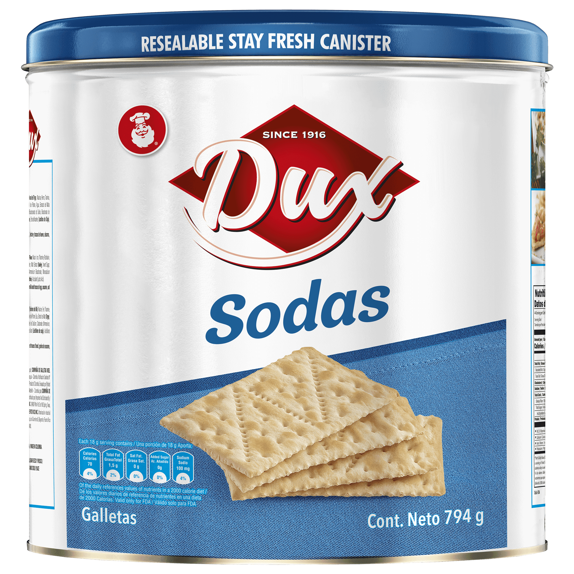 Goya Dux Dux Soda Crackers 28 Oz