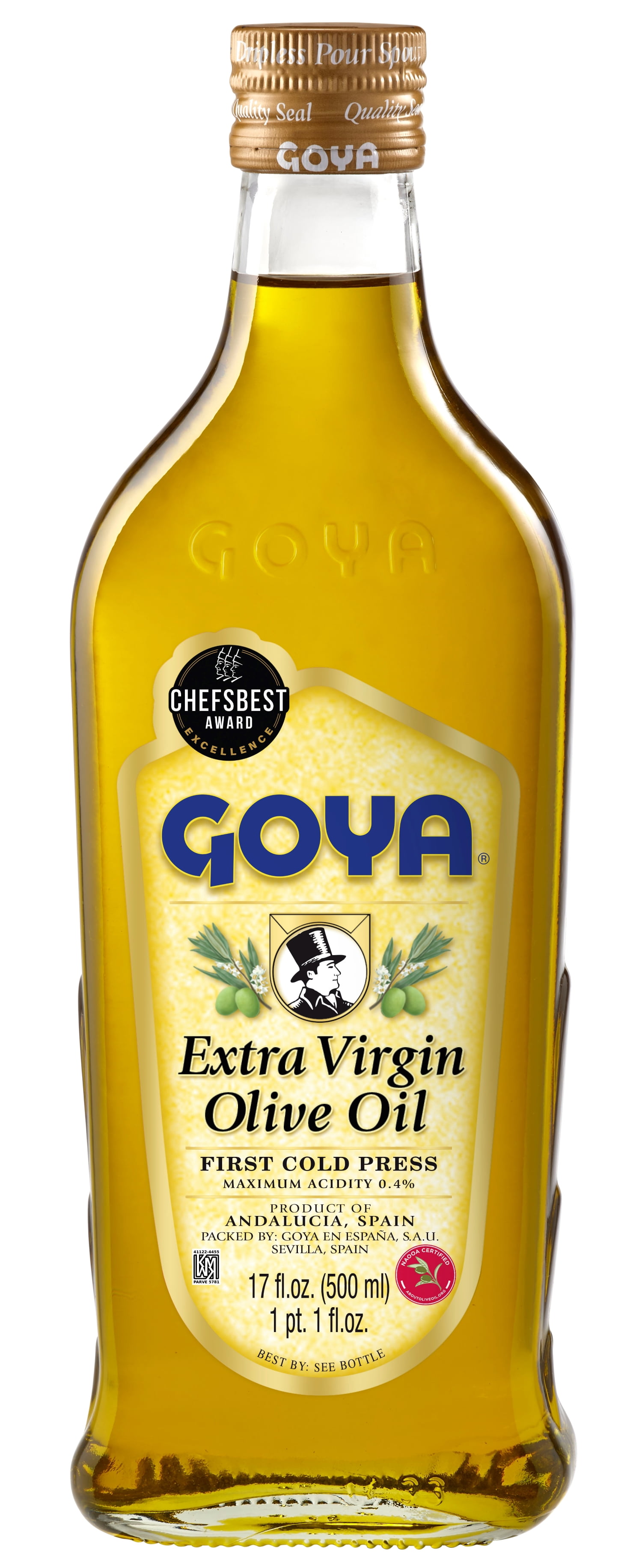 Goya, Extra Virgin Olive Oil, 17 fl oz, First Cold Press - Walmart.com
