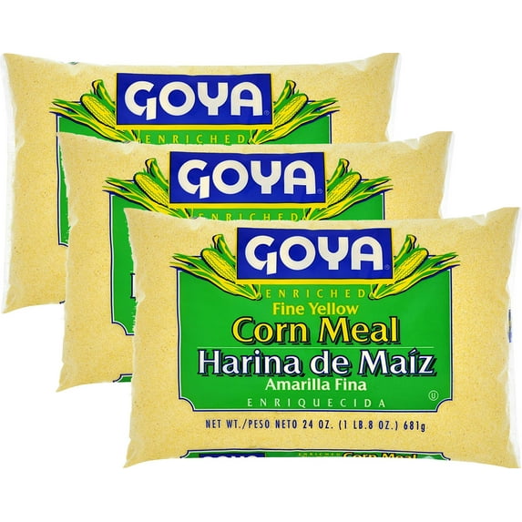 Goya - Fine Yellow Corn Meal - 24oz - 3 Pack