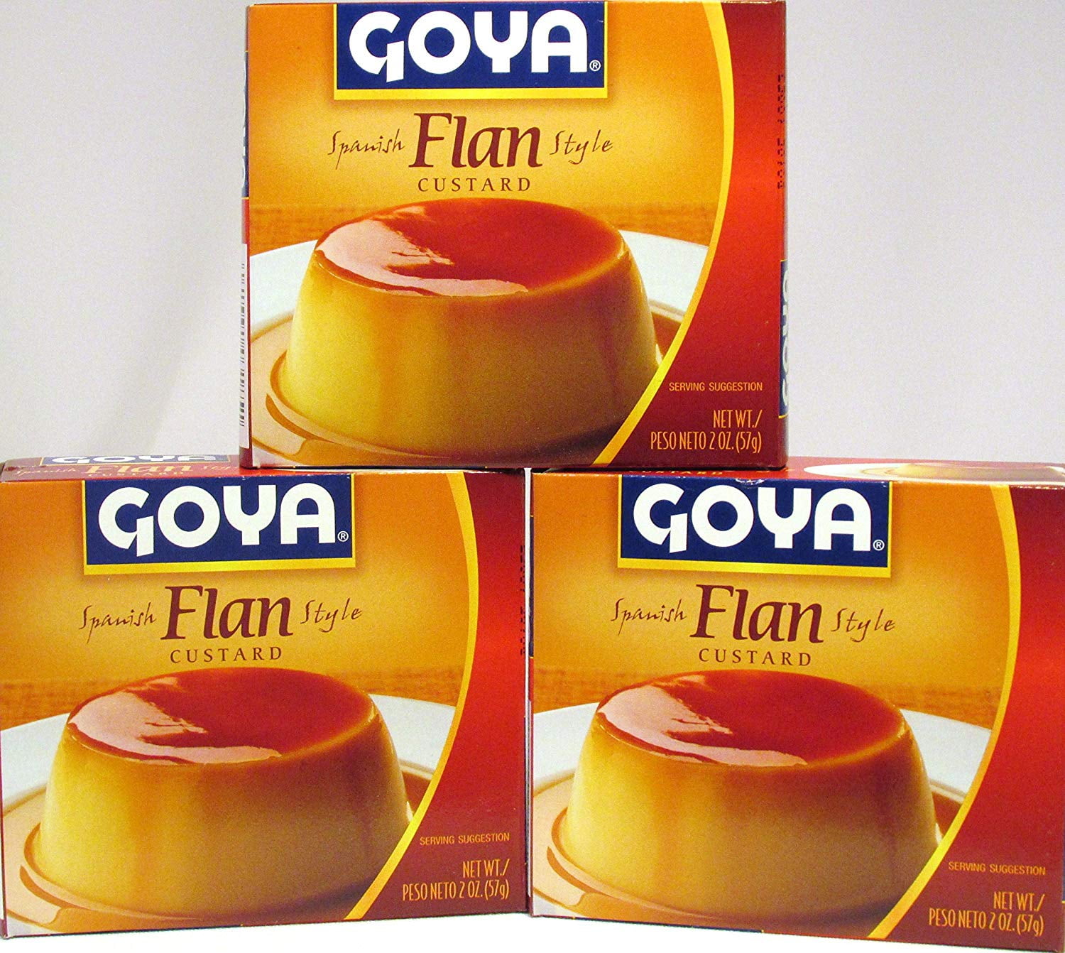 Goya Dessert Custard Powder Food, Flan Ready Mix, 4 Servings, 2 oz ...