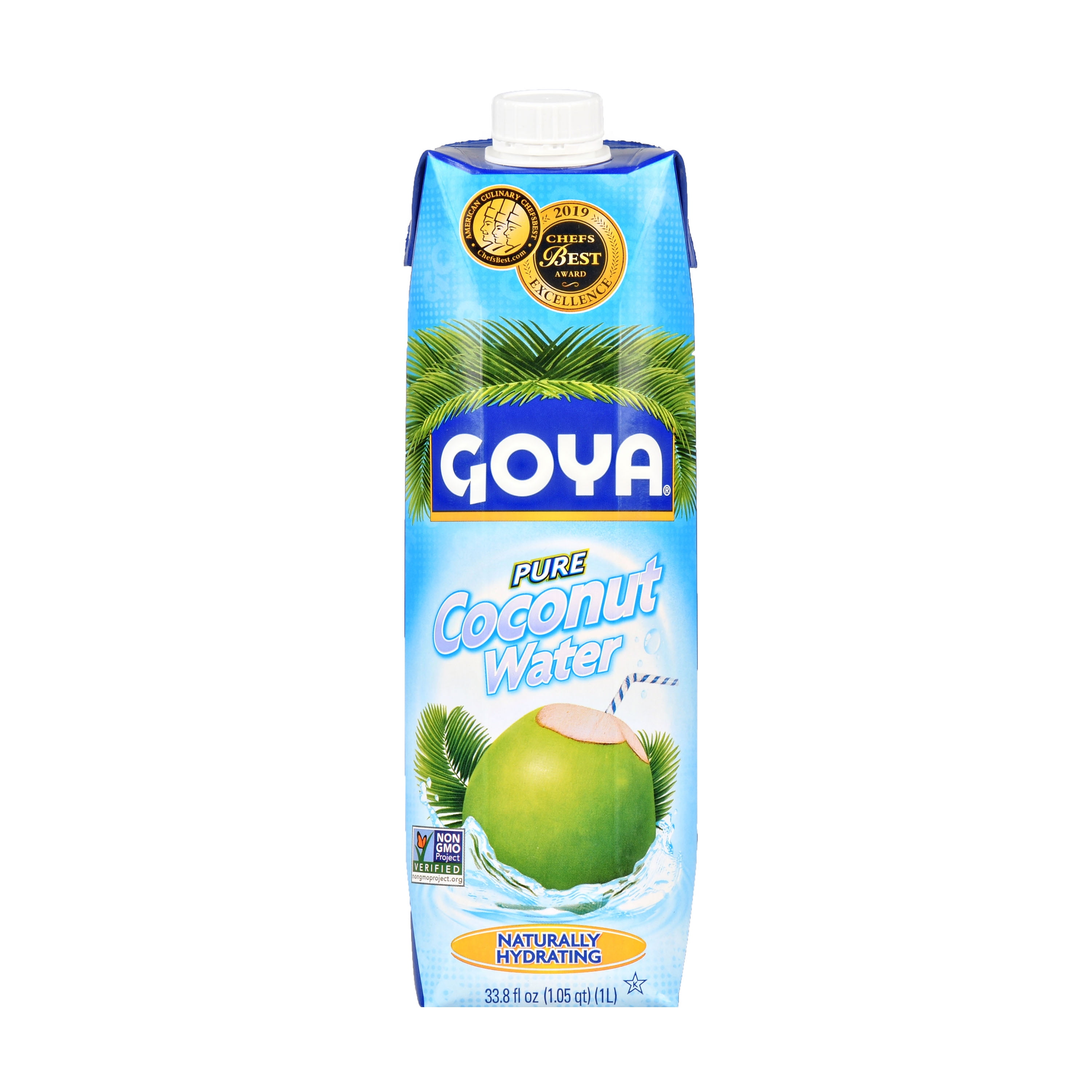 Goya Foods 100 Pure Coconut Water, 33.8 oz