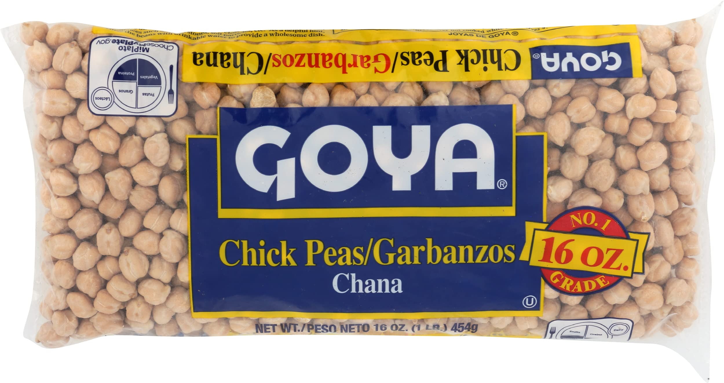 Goya Foods Chick Peas, Garbanzo Beans, Dry, 16 Ounce