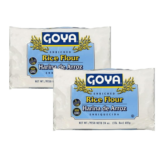 Goya Foods Enriched Rice Flour 24 oz (Pack of 2)
