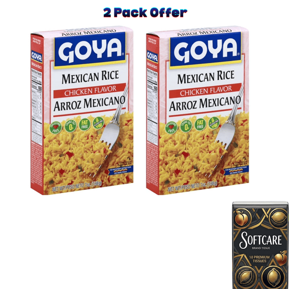 Goya Foods Goya Mexican Rice, 7 oz ( Include One Tissue Pack )