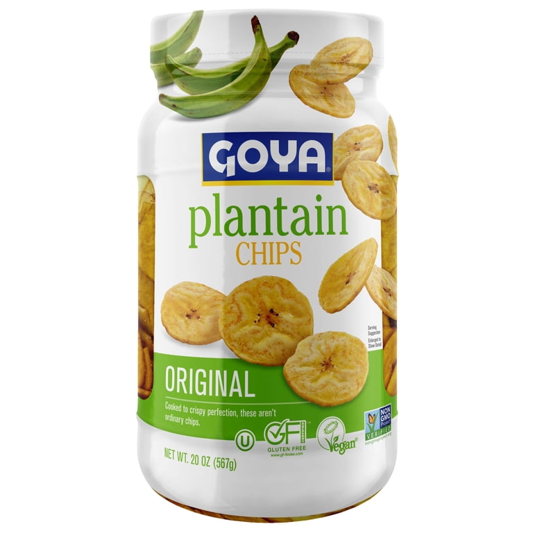 Goya, Plantain Chips, 20oz, Ripe and Crispy Latin Snack - Walmart.com