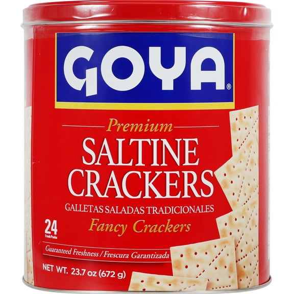 Goya Saltine Crackers, Red Tin, 10.5 oz