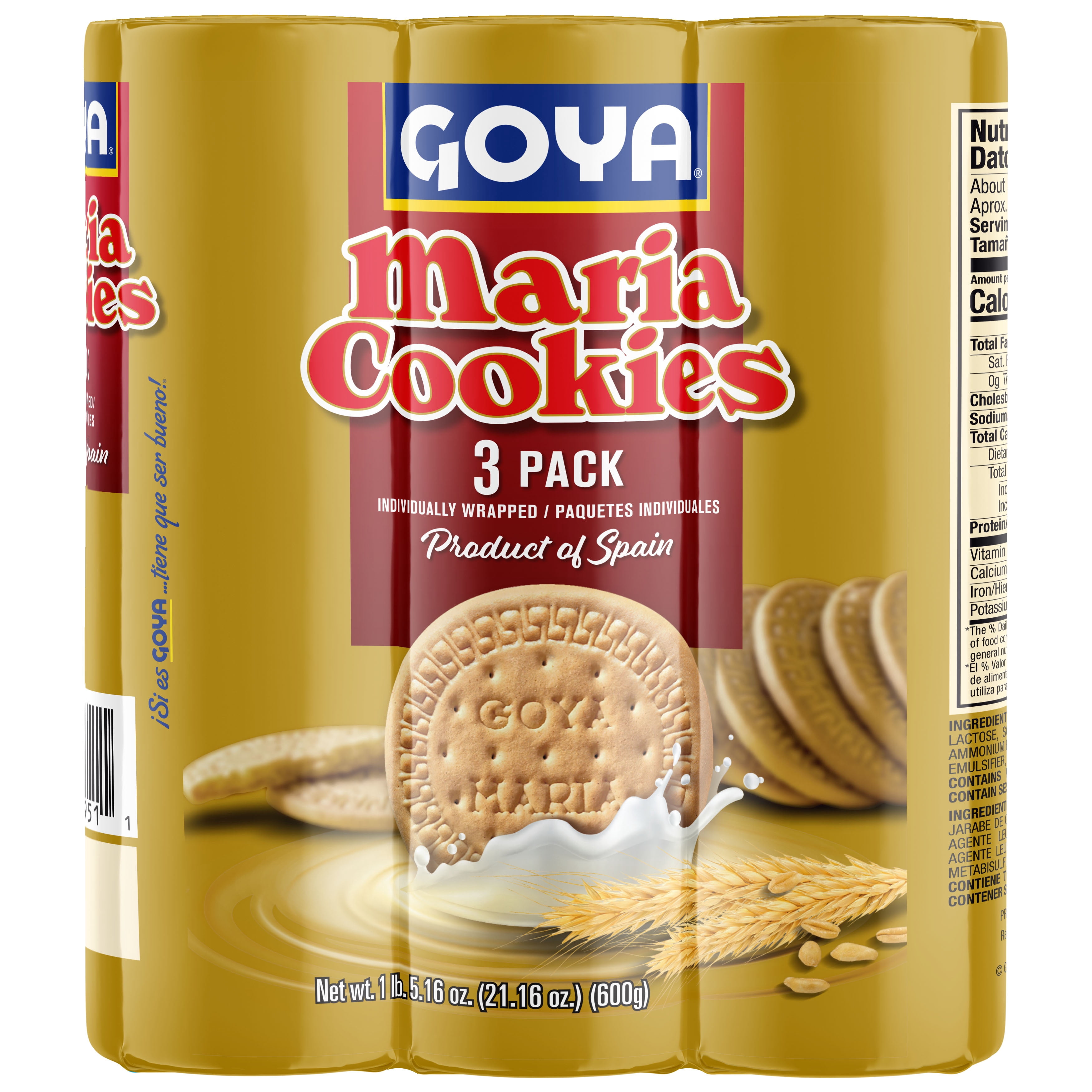 GOYA Maria Cookies 21.16 oz 3 Pack
